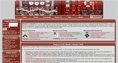 Desktop Screenshot of cemetech.net